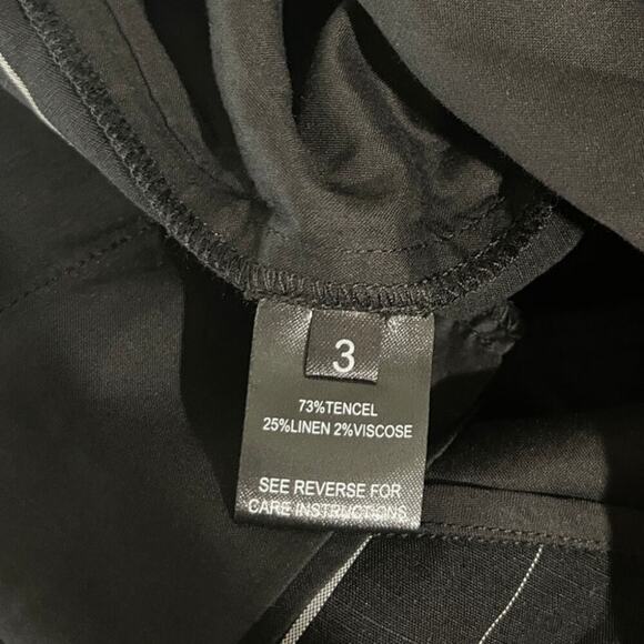 Ruti Striped Wide Leg Cropped Pants Size 3 - Picture 4 of 4